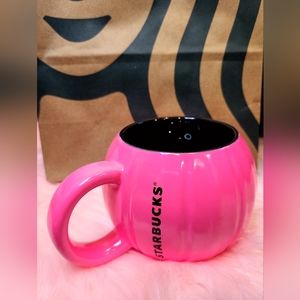 Starbucks pink pumpkin mug